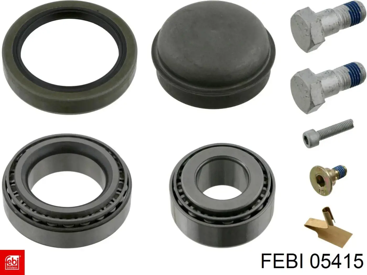 Комплект підшипник маточини передньої Febi 05415 ціна, від 25.96 USD
