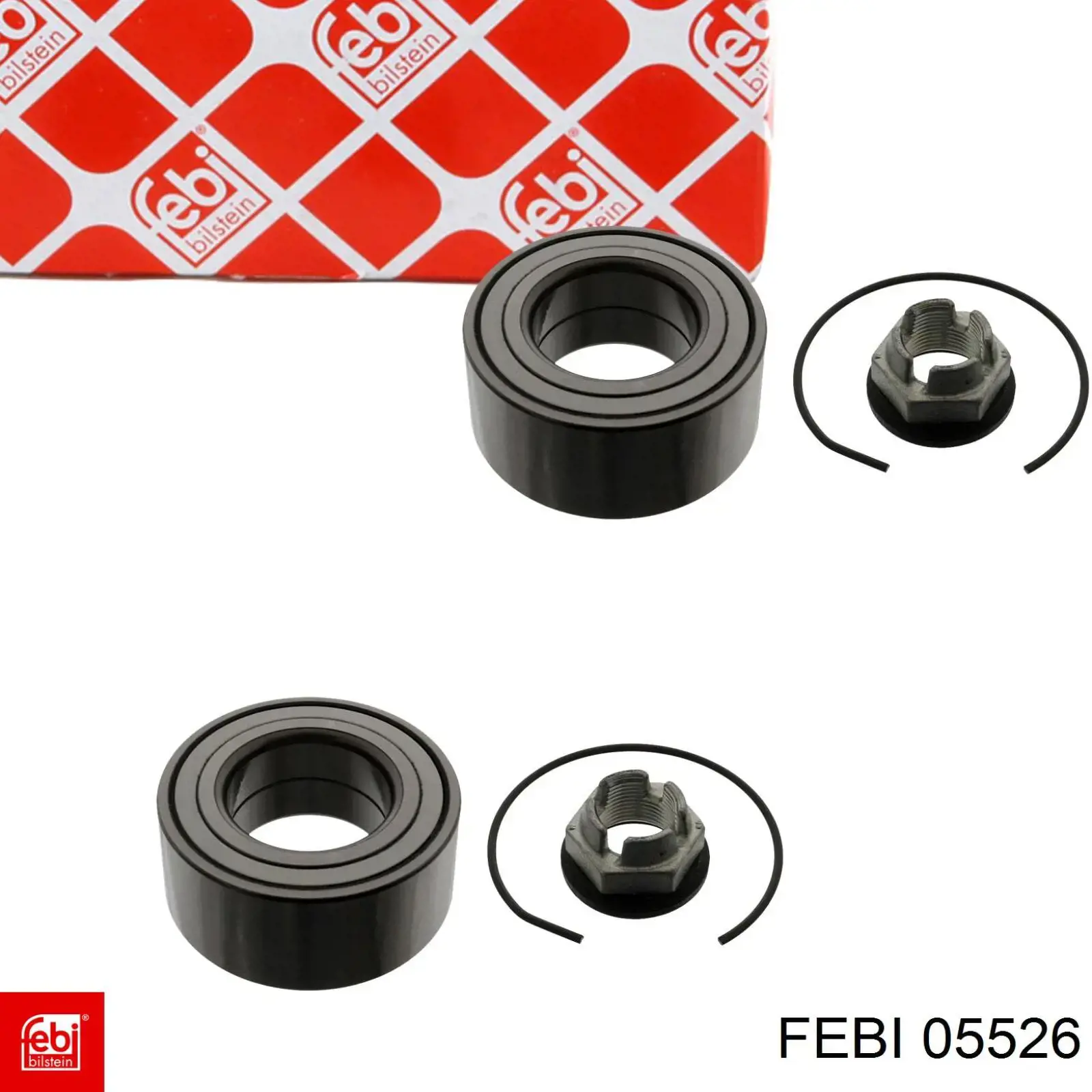 Комплект підшипник маточини передньої Febi 05526 ціна, від 15.34 USD