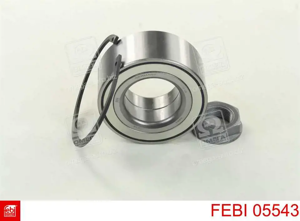 Комплект підшипник маточини передньої Febi 05543 ціна, від 18.42 USD