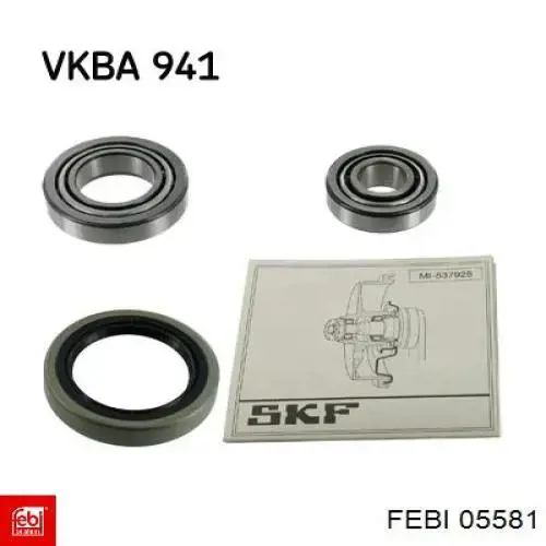 Купити 05581 Febi Підшипник ступиці передньої