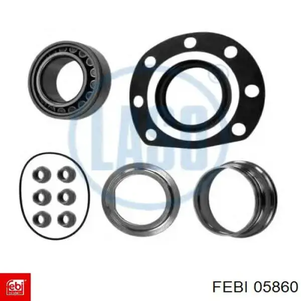 Купити 05860 Febi Підшипник задньої ступиці