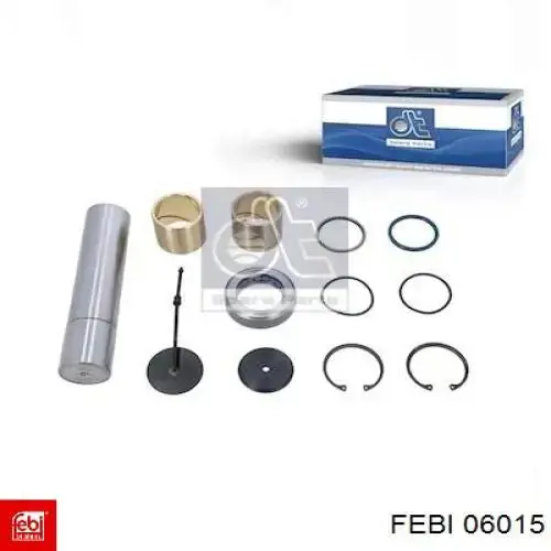 Ремкомплект шкворня поворотного кулака Febi 06015 ціна, від 27.11 USD