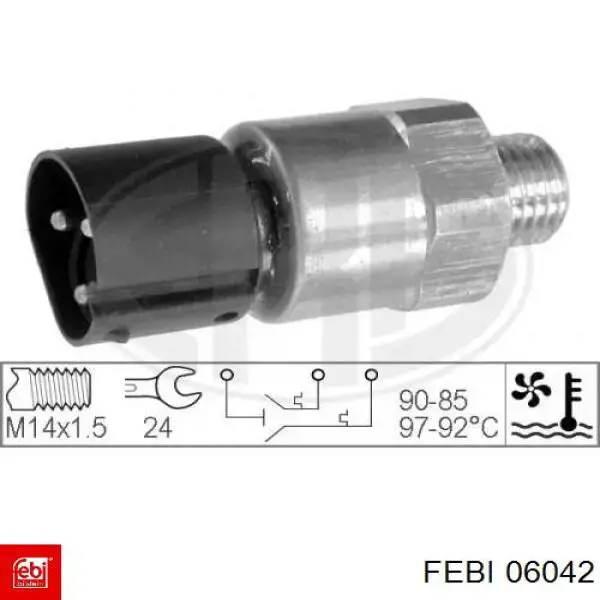 Датчик температури радіатора Mahle Original TSW73 ціна, від 20.78 USD