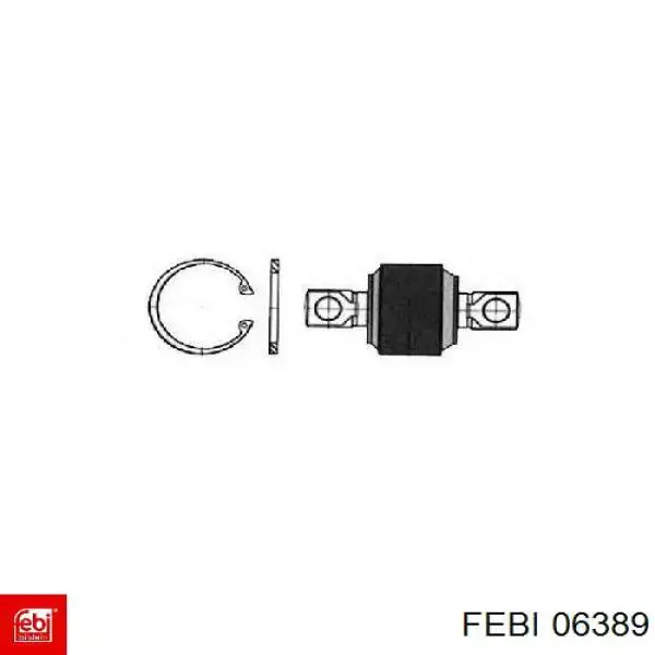 Сайлентблок задньої реактивної тяги Febi 06389