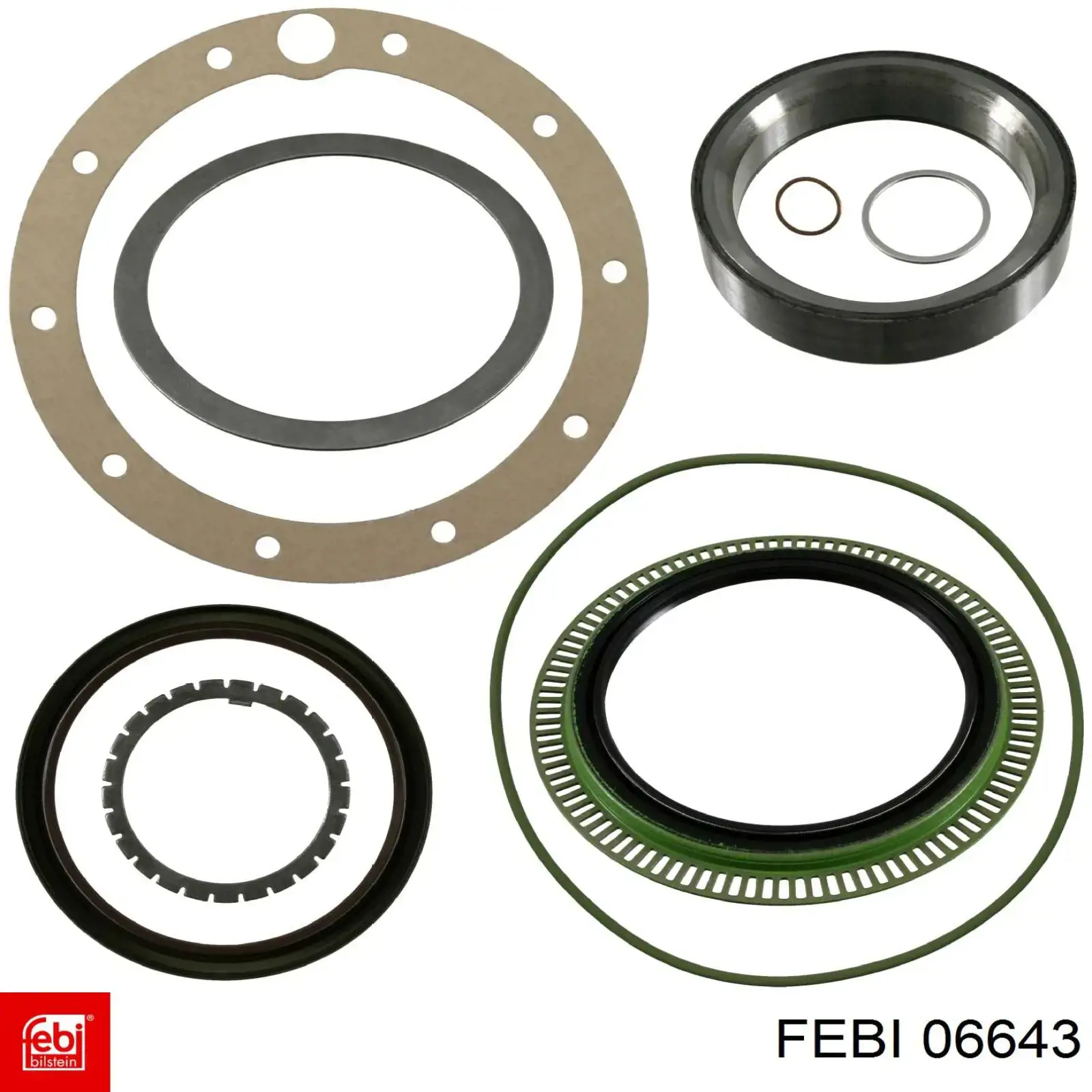 Сальник піввісі заднього моста, зовнішній Febi 06643 ціна, від 15.83 USD