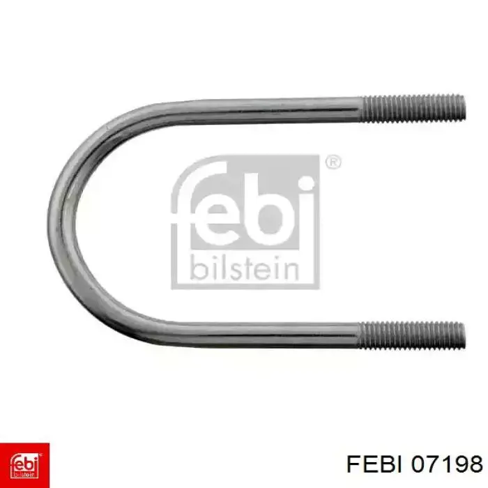 Купити 07198 Febi Хомут кріплення втулки стабілізатора, переднього
