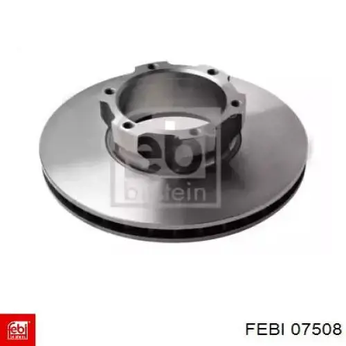 Диск гальмівний передній Febi 07508