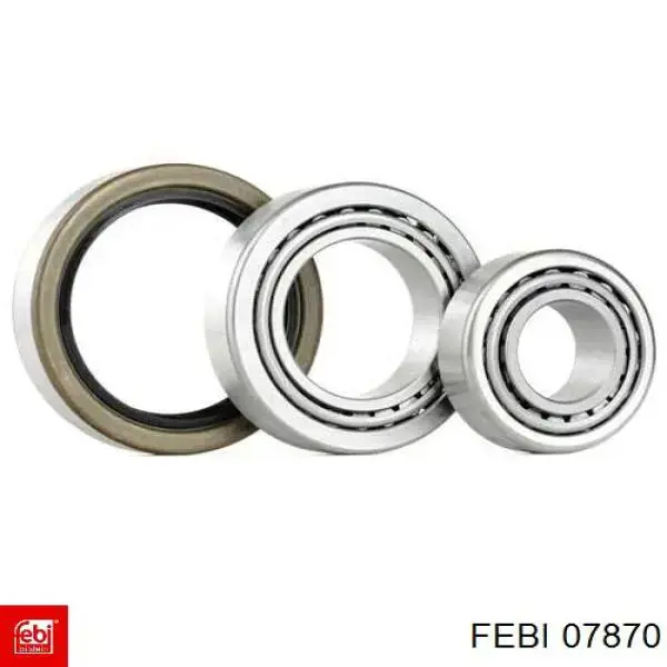 Комплект підшипник маточини передньої Febi 07870 ціна, від 12.43 USD