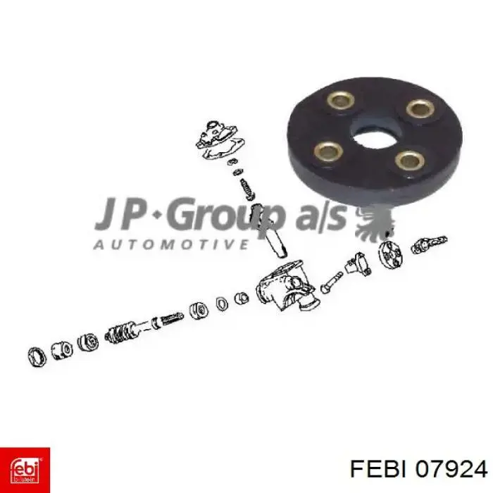 Муфта рульового кардана Febi 07924 ціна, від 13.11 USD