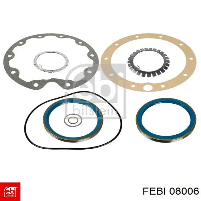 Сальник задньої маточини Febi 08006 ціна, від 4.63 USD
