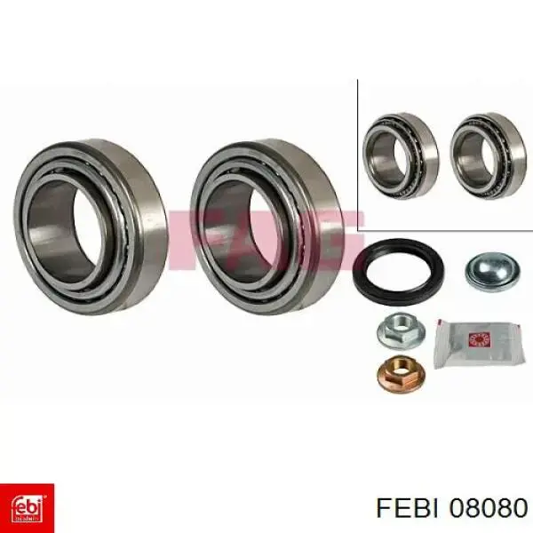 Підшипник маточини задньої Febi 08080 ціна, від 12.14 USD