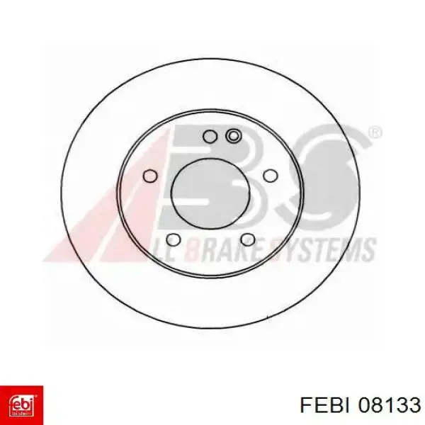 Купити 08133 Febi Ротор гальмівний