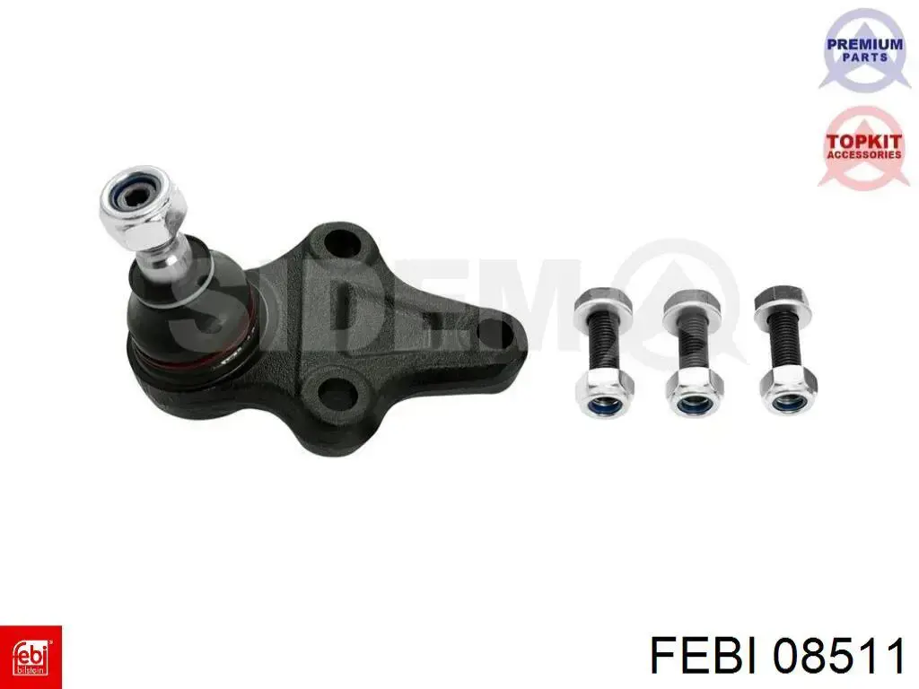 Ремкомплект шкворня поворотного кулака Febi 08511 ціна, від 40.47 USD