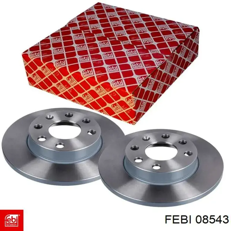 Диск переднього гальма Febi 08543 ціна, від 23.94 USD