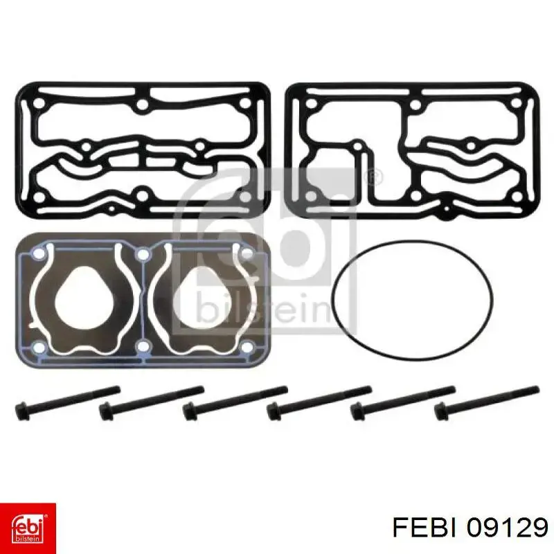Ремкомплект, прокладки компресора (TRUCK) Febi FE09129 ціна, від 10.50 USD