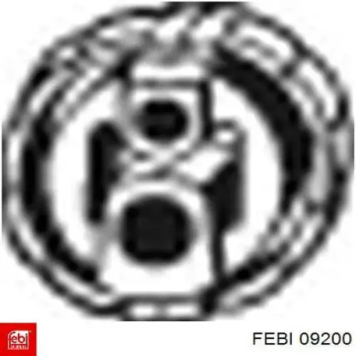 Подушка кріплення глушника Febi 09200 ціна, від 2.27 USD