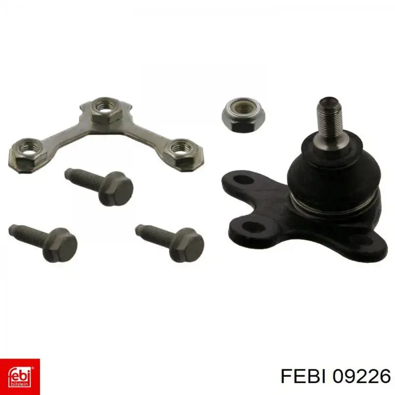Подушка амортизатора переднього Febi 09226