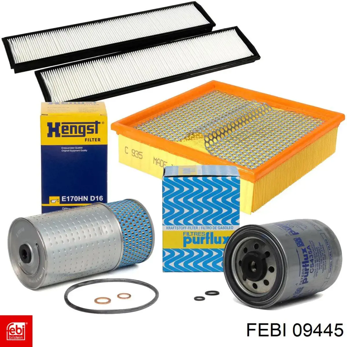Купити 09445 Febi Фільтр салону вугільний