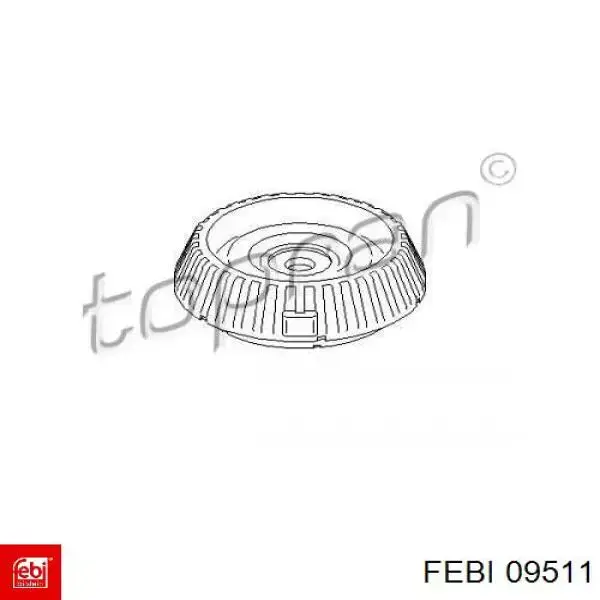 Опора амортизатора заднього Febi 09511 ціна, від 10.32 USD