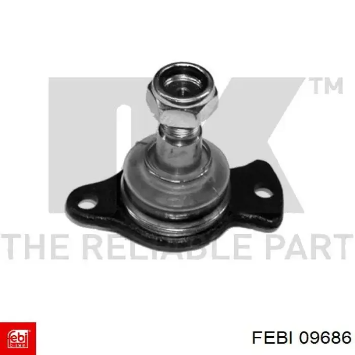 Кульова опора, нижня Febi 09686 ціна, від 12.51 USD