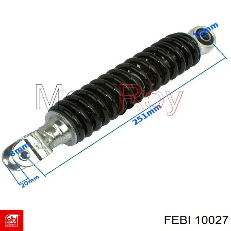 Відбійник амортизатора Febi 10027