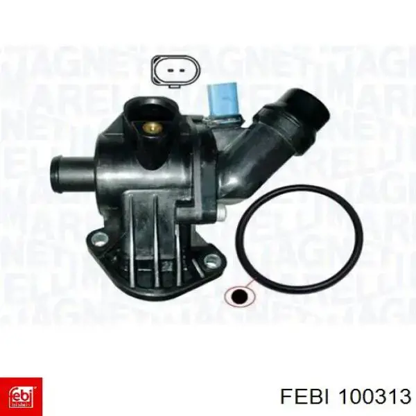 Кожух термостата Febi 100313 ціна, від 66.80 USD