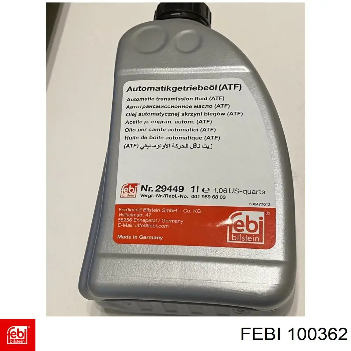Елемент повітряного фільтра Febi 100362 ціна, від 12.98 USD