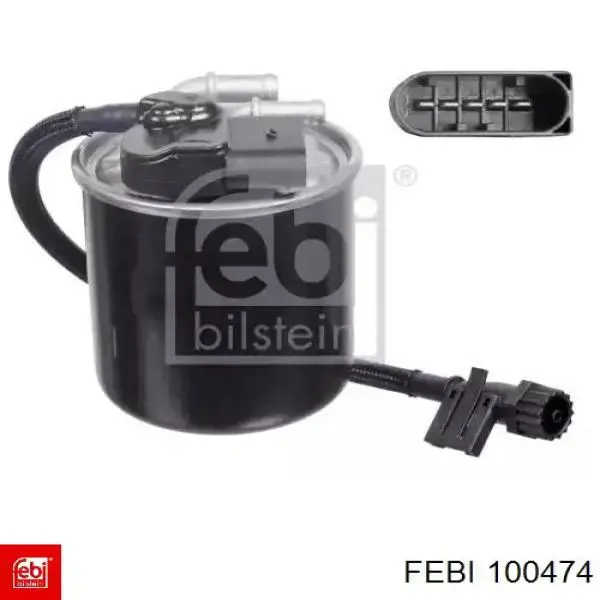 Купити 100474 Febi Фільтр-відстійник палива грубої очистки