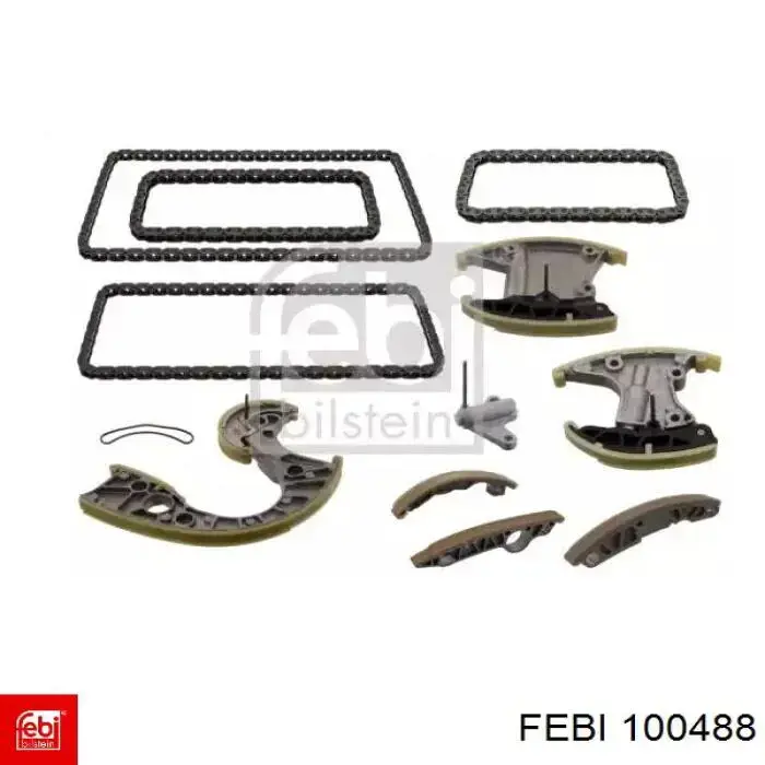 Купити 100488 Febi Ланцюг ГРМ, комплект, верхня