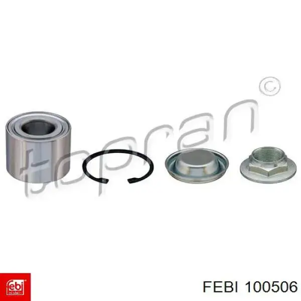 Підшипник маточини задньої Febi 100506 ціна, від 28.87 USD
