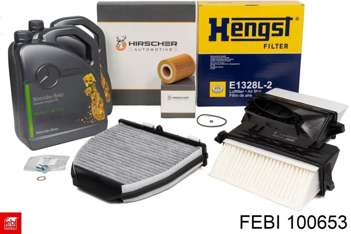 Елемент повітряного фільтра Febi 100653 ціна, від 61.32 USD