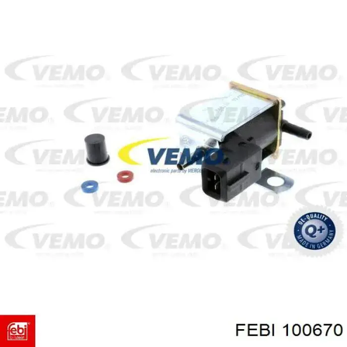 Клапан соленоїд регулювання заслонки EGR 100670 Febi