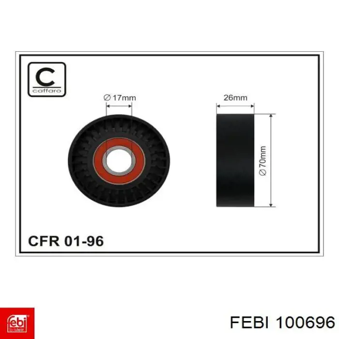 Купити 100696 Febi 