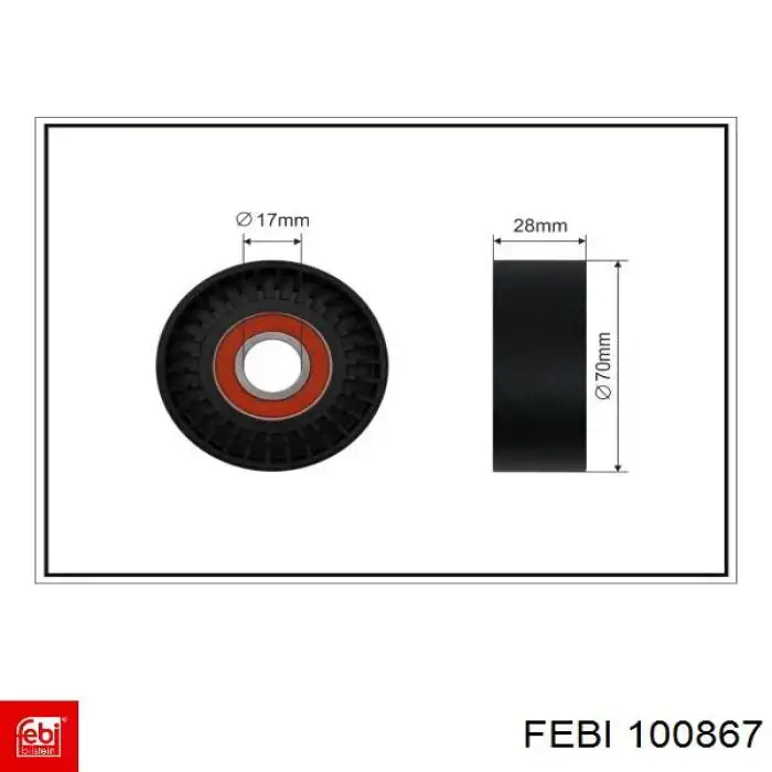 Купити 100867 Febi Амортизатор рульової