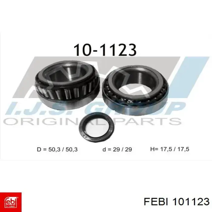 Клапан регулювання тиску палива Febi 101123 ціна, від 117.44 USD