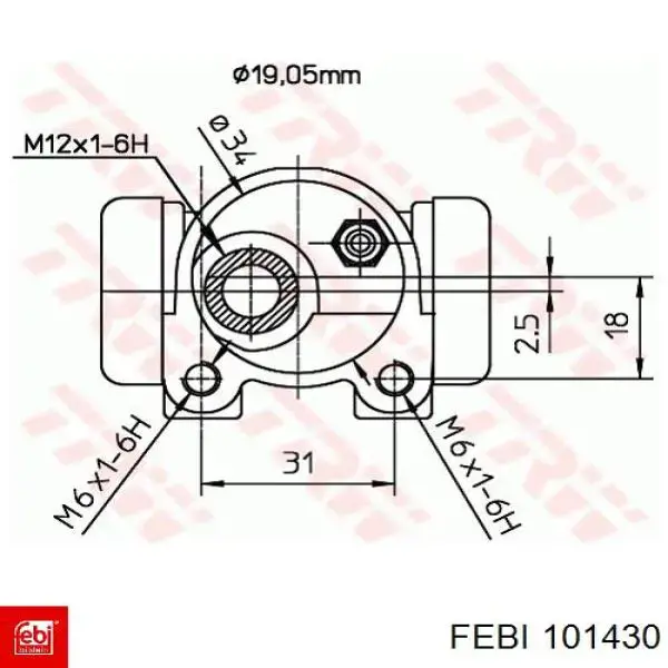 0103132 Vaden Кронштейн віськомуфти системи охолодження, опорний