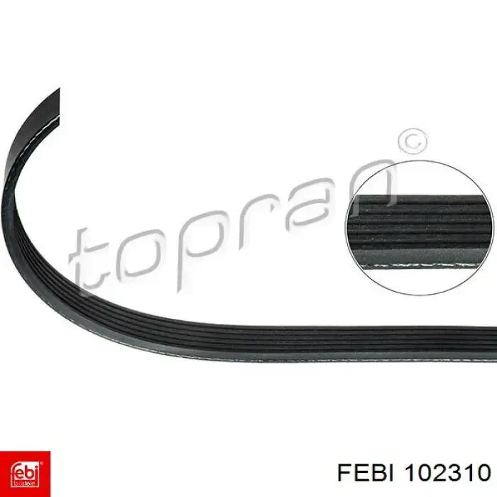 Клиновий ремінь Febi 102310 ціна, від 11.09 USD