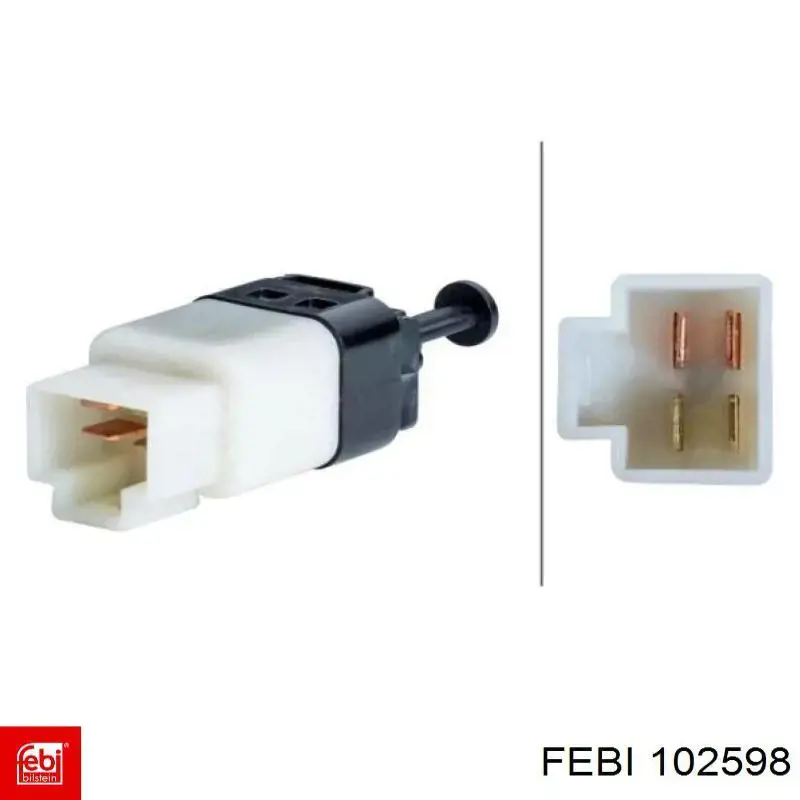 Жабка тормозу 102598 Febi
