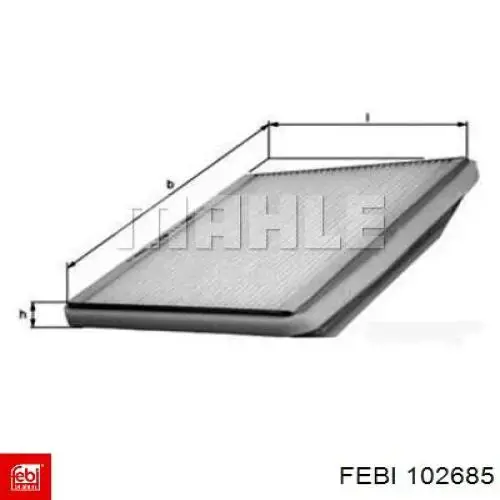 102685 Febi Внутрішньосалонний фільтр