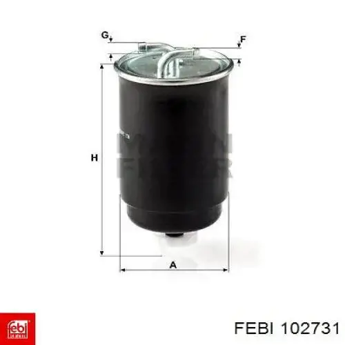 Датчик АБС передній 102731 Febi
