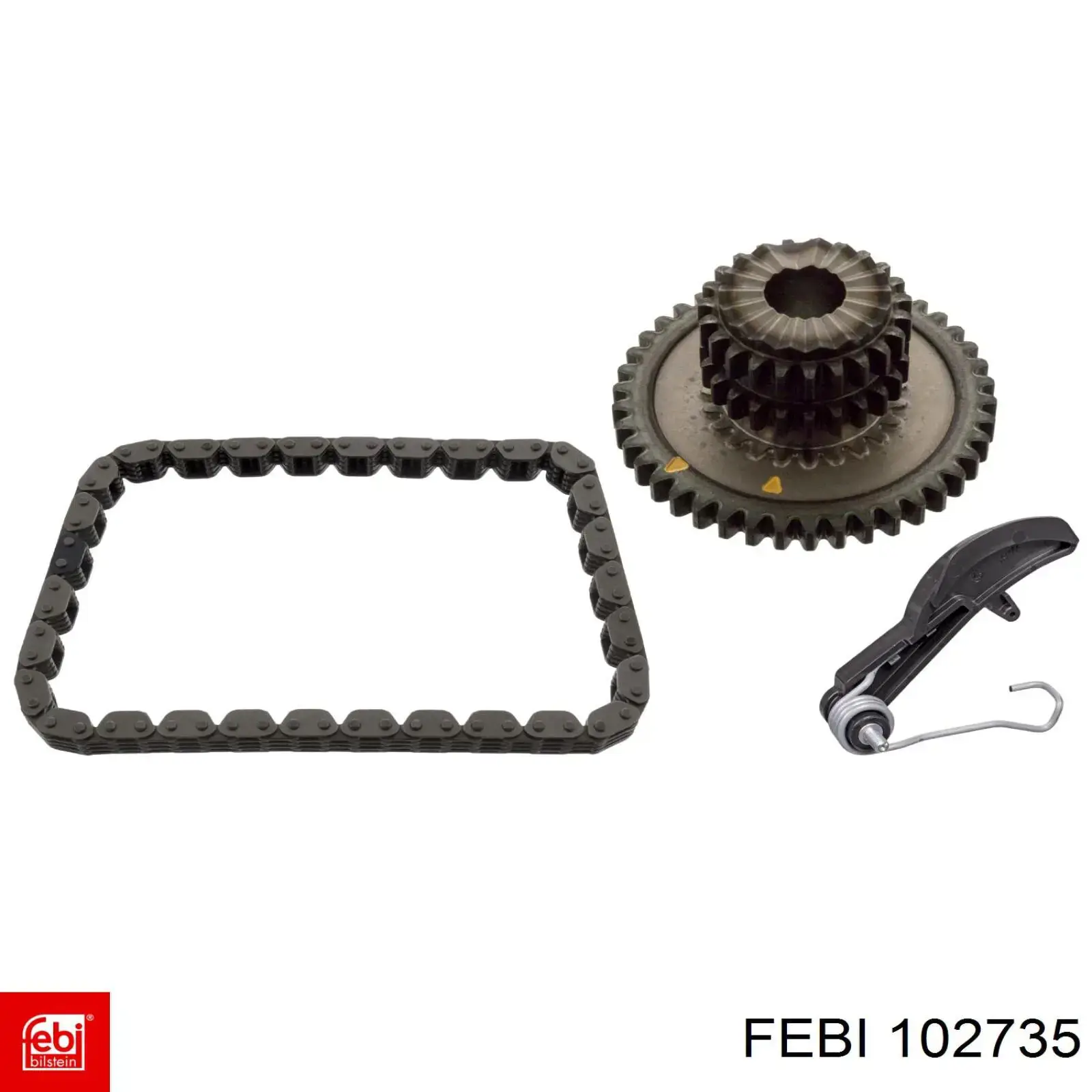 Ланцюг масляного насоса, комплект Febi 102735 ціна, від 92.53 USD