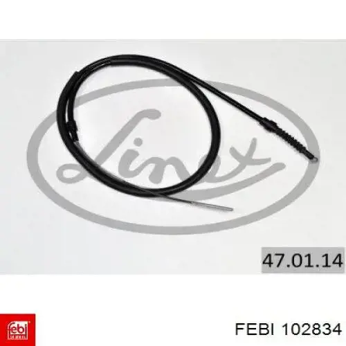 Підшипник задньої ступиці 102834 Febi