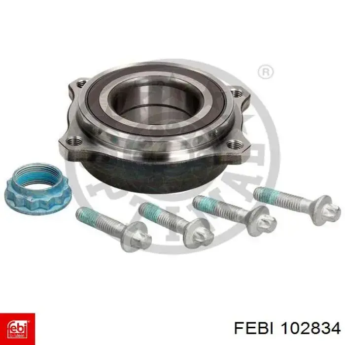 Підшипник маточини задньої Febi 102834 ціна, від 60.35 USD