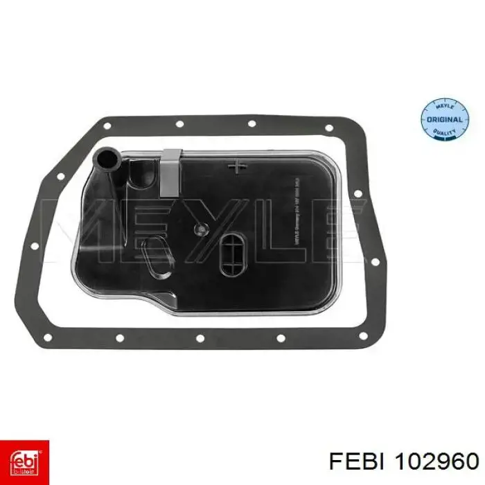 Купити 102960 Febi Шланг/патрубок радіатора охолодження, нижній