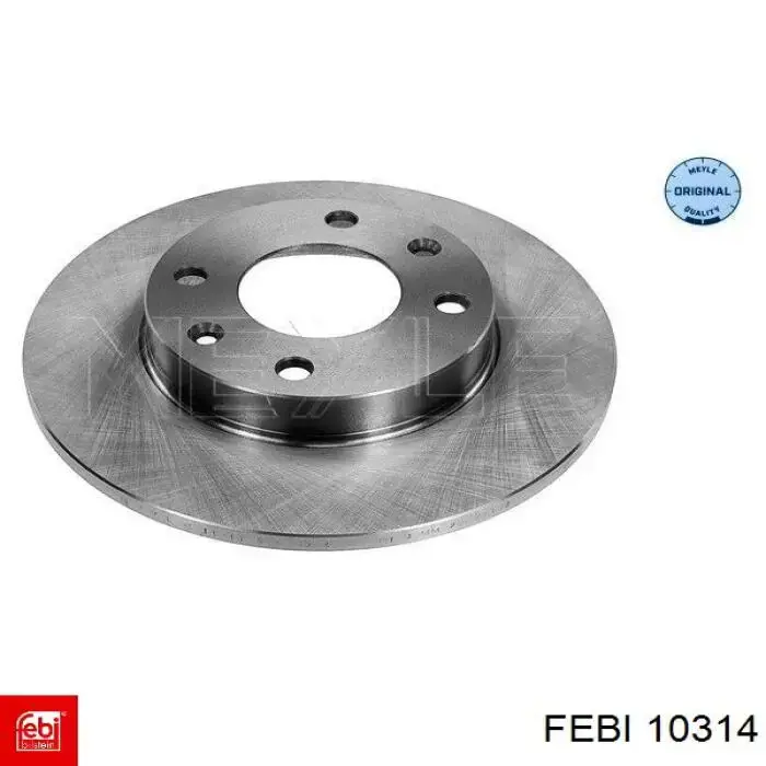 Диск переднього гальма Febi 10314 ціна, від 18.22 USD