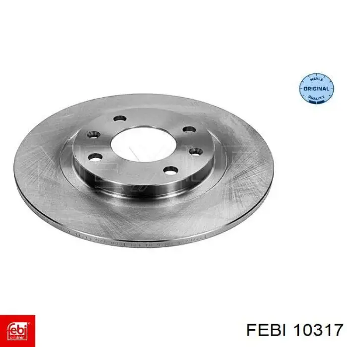 Диск переднього гальма Febi 10317 ціна, від 21.82 USD