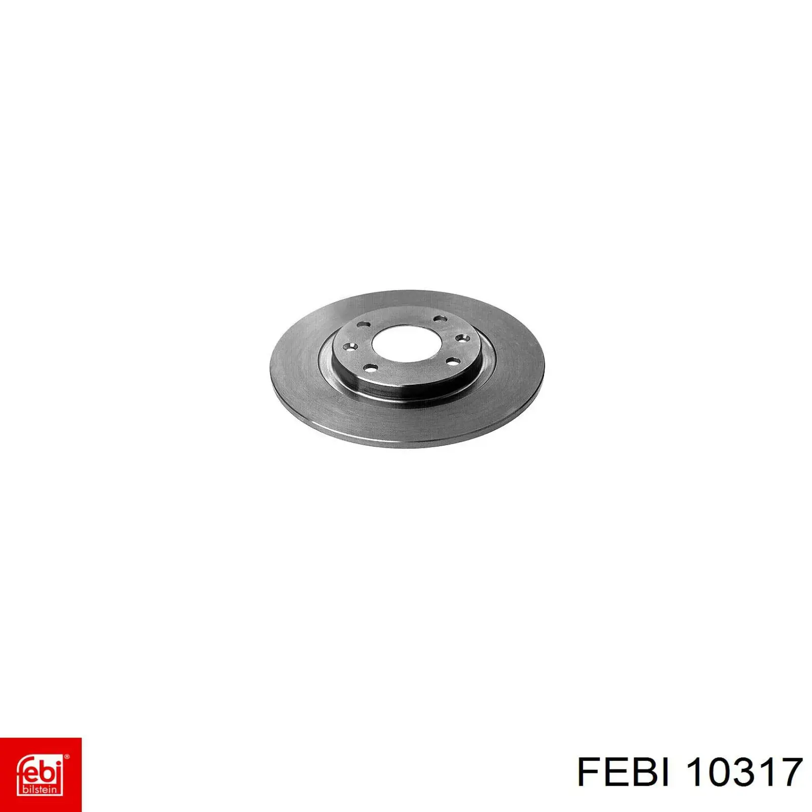 10317 Febi диск гальмівний передній