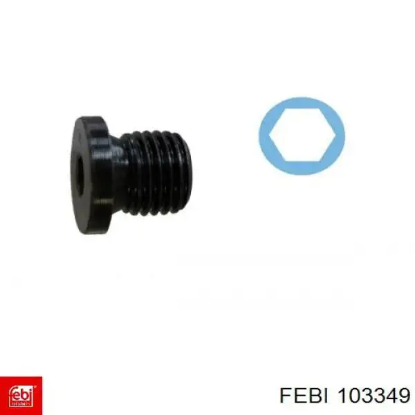 Пробка піддона двигуна Febi 103349 ціна, від 2.66 USD