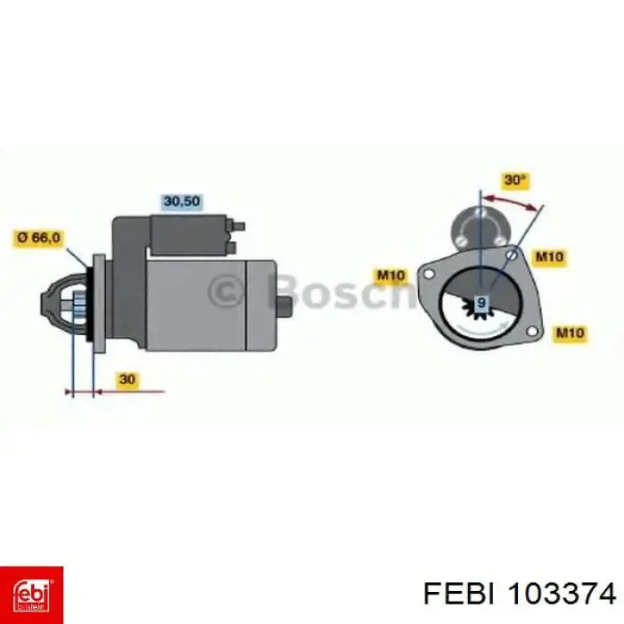 Шланг розширювального бачка, нижній Febi 103374 ціна, від 16.94 USD