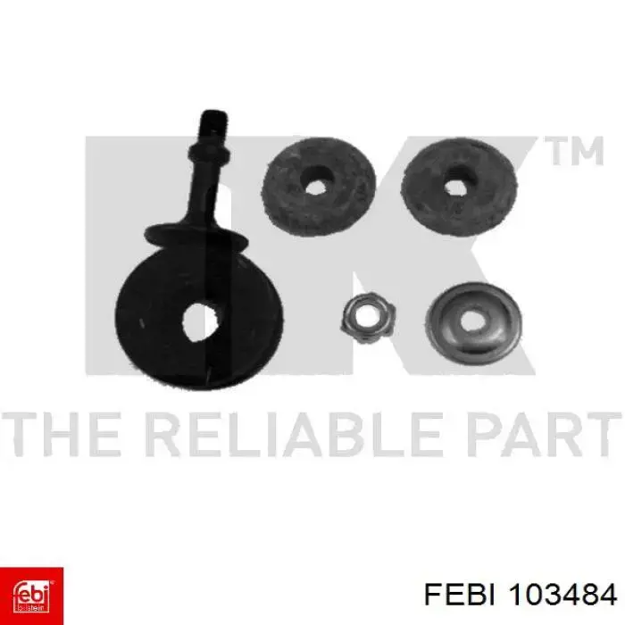 Серьга задньої ресори Febi 103484 ціна, від 25.37 USD